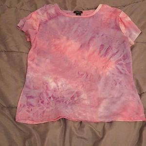 A tie dye shirt